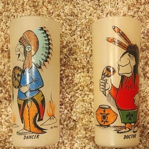 Lot of (2) Vintage Bill Flores Native American Collectables